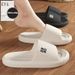 Summer Fashion Shoes Comfortable Slippers For Men Home Flat Sandals Flip Flops Couples Bathroom Indoor Slides_maomaolike.com