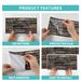 15cm*30cm*6pcs×2 Industrial Style Retro American Tile Self-Adhesive Waterproof PVC Decoration Kitchen Bedroom Wall Stickers Wallpaper_maomaolike.com