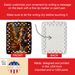 Siberian Husky And Santa Claus Porcelain Ornament Christmas Tree Hanging Decorations For Home Christmas Holiday, Rectangle, Gift, Multicolor_maomaolike.com