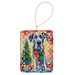 Great Dane Christmas Porcelain Ornament Christmas Tree Hanging Decorations For Home Christmas Holiday, Rectangle, Gift, Multicolor_maomaolike.com