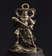 Antique Yunnan Old Bronze Heavenly Kings Pure Copper Buddha Small Ornament Four Golden Armored Gods Statue Street Vendor_maomaolike.com