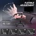 Gaming Chair With LED Light Control, Adjustable Backrest And Seat Height Swivel Recliner, Racing Style Ergonomic Office Computer Video Game Chair With Footrest And Lumbar Support._maomaolike.com