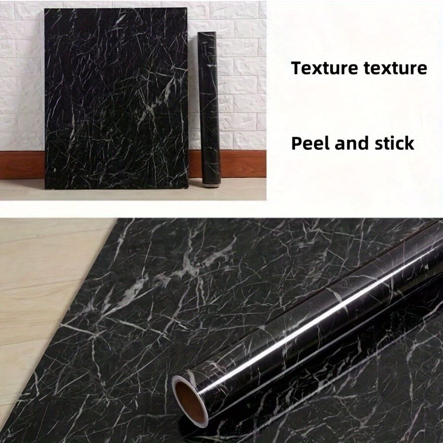 Marble Kitchen Cabinet Countertop Film Furniture Table Tile Stove Renovation Waterproof Oilproof Self-Adhesive Stickers_maomaolike.com