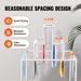 8 Bar Pyramid Towel Rack - Dry Wet Towels, Organize Fresh Towels, Poolside Towel Storage Organizer, (35.43" L X 35.43" W X 54.72" H), White_maomaolike.com
