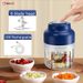 Food 320ml Electric Chopper USB Rechargeable Meat Grinder Garlic Press Portable Blender_maomaolike.com