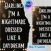 Sassy Quote Painting Poster, Vintage Film Strip Bordered Retro Typography With Warm Bokeh Poster, Bold Witty Statement Ideal For Bedroom, Living Room_maomaolike.com