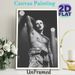 Stage Performer Painting Poster, Monochrome Dramatic Live Stage Scene Poster, Atmospheric Performance-themed Decor For Bedroom, Music Studio_maomaolike.com