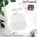 Ayatul Kursi Quran Verse Painting Poster, Soft Watercolor Floral Accented Poster, Peaceful Religious Scripture Decor Suitable For Home, Prayer Areas_maomaolike.com