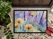 Lavender In Watercolor Doormat Front Door Mat Indoor Outdoor Rugs For Entryway, Non Slip Washable Low Pile, 24H X 36W_maomaolike.com