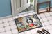 Bearded Collie The Chef Doormat Front Door Mat Indoor Outdoor Rugs For Entryway, Non Slip Washable Low Pile, 24H X 36W_maomaolike.com