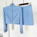 Women's Clothing celebrity fashion new heavy beaded diamond short top skirt suit two piece suit_maomaolike.com