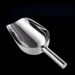 Stainless Steel Scoop, Thickened Round Flat Bottom, Grain Flour, Food, Miscellaneous Grains, Tea, Commercial And_maomaolike.com