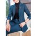 Women's Clothing formal wear autumn and winter new wide-leg pants suit socialite temperament goddess style _maomaolike.com