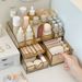 Acrlic Cosmetic Storage Box High-End Desktop Ins Stle Classification Organizer Dressing Table Shelf Transparent_maomaolike.com