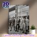 Vintage Coventry Street Group Painting Poster, Monochrome Retro Sharp-Dressed Men Poster, Nostalgic Urban Artwork Suitable For Home, Living Room And_maomaolike.com