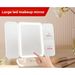 LED With Light, Smart Rechargeable Makeup Desktop Foldable Rotating Light-Up Mirror, Vanity Mirror For Cross-Border_maomaolike.com