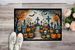 Day Of The Dead Spooky Halloween Doormat Front Door Mat Indoor Outdoor Rugs For Entryway, Non Slip Washable Low Pile, 24H X 36W_maomaolike.com