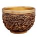 Brass Home Living Room Desktop Decoration Vintage Antique Dragon And Phoenix Auspicious Tea Cup Metal Ornament Craft_maomaolike.com