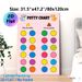 Potty Chart Painting Poster, Cute Cartoon Animal & Vibrant Color Dot Design Poster, Practical Aid For Toilet Training, Ideal For Bathroom_maomaolike.com