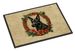 Australian Kelpie Christmas Flowers Doormat Front Door Mat Indoor Outdoor Rugs For Entryway, Non Slip Washable Low Pile, 24H X 36W_maomaolike.com