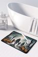 Werewolves Spooky Halloween Memory Foam Kitchen Mat Machine Washable Anti-Fatigue Mat Cushion Comfort Bath Mat Or Kitchen Rug_maomaolike.com