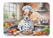 Jack Russell Terrier The Chef Memory Foam Kitchen Mat Machine Washable Anti-Fatigue Mat Cushion Comfort Bath Mat Or Kitchen Rug_maomaolike.com