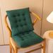 Home Garden Thickened Solid Color Corduroy Fart Chair Cushions_maomaolike.com