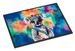 Hippie Animal Koala Doormat Front Door Mat Indoor Outdoor Rugs For Entryway, Non Slip Washable Low Pile, 24H X 36W_maomaolike.com