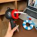 Penguin-shaped USB Fan, Portable Handheld Silent Cooling Mini Fan For Summer, Gift Box Set, Birthday Present_maomaolike.com