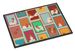 Lots Of Red And White Papillon Doormat Front Door Mat Indoor Outdoor Rugs For Entryway, Non Slip Washable Low Pile, 24H X 36W_maomaolike.com