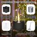 Tabletop Fire Pits, Portable Bio Ethanol Fireplace, Black_maomaolike.com