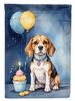 Beagle Happy Birthday Garden Flag Mailbox Flag Decorative Yard Flag Banner Outside Patio Artwork Yard Flower Beds, Garden Size, Multicolor_maomaolike.com
