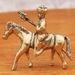 Brass Crafts Tang Monk Riding Horse Small Study Office Business Souvenir 3D Figurine Metal Ornament_maomaolike.com