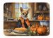Chihuahua Fall Kitchen Pumpkins Memory Foam Kitchen Mat Machine Washable Anti-Fatigue Mat Cushion Comfort Bath Mat Or Kitchen Rug_maomaolike.com