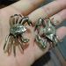 Antique-Style Distressed Copper-Plated Crab Tea Pet Four Treasures Of The Study Pen Holder Antique Solid Bronze Craft Small Orname_maomaolike.com