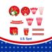 Christmas 10-piece Set Set Party Supplies Snowman Disposable Tableware Paper Plates And Napkins Banners Plastic Tablecloths Cutlery Serves 60 For Merry Christmas Party Home Indoor Outdoor Decor_maomaolike.com