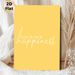 Inspirational Quote Painting Poster, Warm Yellow Minimalist Typography Poster, Cheerful Positive Message For Living Room, Bedroom And Office_maomaolike.com