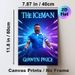 Gerwyn Price "The Iceman" Sports Painting Poster, Vibrant Neon-lit Dynamic Athlete Portrait Poster, Energetic Sports-themed Decor Ideal For Game Rooms_maomaolike.com