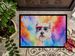 Westie Hippie Dawg Doormat Front Door Mat Indoor Outdoor Rugs For Entryway, Non Slip Washable Low Pile, 24H X 36W_maomaolike.com