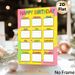 Birthday Tracker Painting Poster, Vibrant Hand-drawn Style Poster, Practical Monthly Birthday Record Display, Suitable For Office, Lounge And Party_maomaolike.com