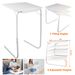 Foldable Tray Table Portable Sofa TV Tray 6 Heights 3 Angles Laptop Desk Adjustable Eating Dinner Coffee For Bed Dorm Home_maomaolike.com