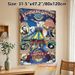 Vintage Sci-Fi Lunar Excursion Painting Poster, Richly Detailed Retro Illustrative Poster, Nostalgic Steampunk-style Space Voyage Artwork Ideal For_maomaolike.com