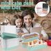 50Pcs Mini Cake Set With Lids And Fork Spoons 200ml Rectangle Baking Cups Aluminum Loaf Pans Portable Foil Bread_maomaolike.com