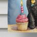 Black Toy Poodle Happy Birthday House Flag Large Porch Sleeve Pole Decorative Outside Yard Banner Artwork Wall Hanging, Polyester, House Size, Multicolor_maomaolike.com