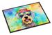 Schnauzer Hippie Dawg Doormat Front Door Mat Indoor Outdoor Rugs For Entryway, Non Slip Washable Low Pile, 24H X 36W_maomaolike.com
