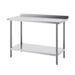 VEVOR 24 X 48 X 36 Inch Stainless Steel Work Table, Commercial Food Prep Worktable Heavy Duty Prep Worktable, Metal Work Table With Adjustable Height For Restaurant, Home And Hotel_maomaolike.com
