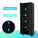 Storage Cabinet With Two Doors For Bathroom, Office, Adjustable Shelf, MDF Board_maomaolike.com