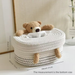 Creative Cartoon Nordic Style Fabric Irregular Cotton Rope Woven Tissue Box For Living Dining Room Study Dormitory_maomaolike.com