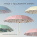 Chinese-style Reinforced Double-bone Thickened Color-coated Sun And UV Protection With High Aesthetic Illustration Design, Outdoor_maomaolike.com