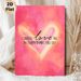 Love Themed Inspirational Quote Painting Poster, Soft Watercolor Pink Heart Poster, Warm "Choose Love" Message To Spread Gentle Vibe, Ideal For_maomaolike.com